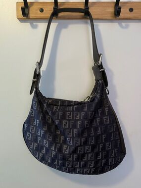 Fendi Denim Oyster Bag